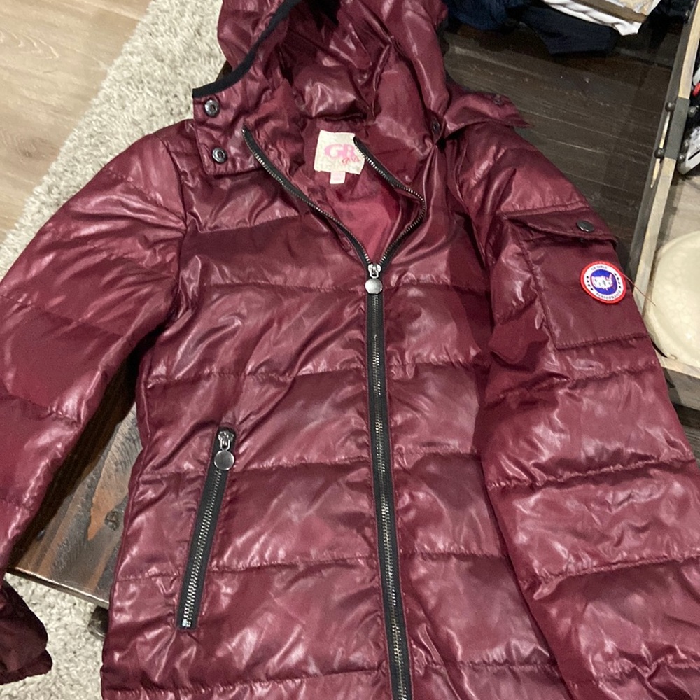 GB girls (youth) winter puffer with hood